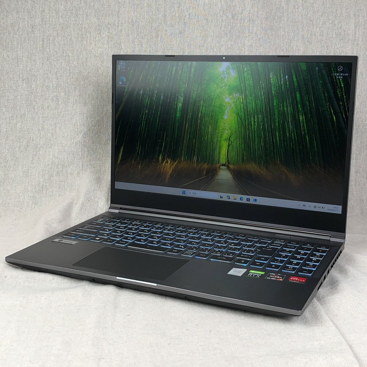 ◆ジャンク品・本体のみ◆ゲーミングパソコン ノートPC GALLERIA ガレリア XL7R-R36【Ryzen 7 4800H・RTX3060・メモリ16GB・SSD512GB】★画面表示色異常/gb-junk-260983（039639）