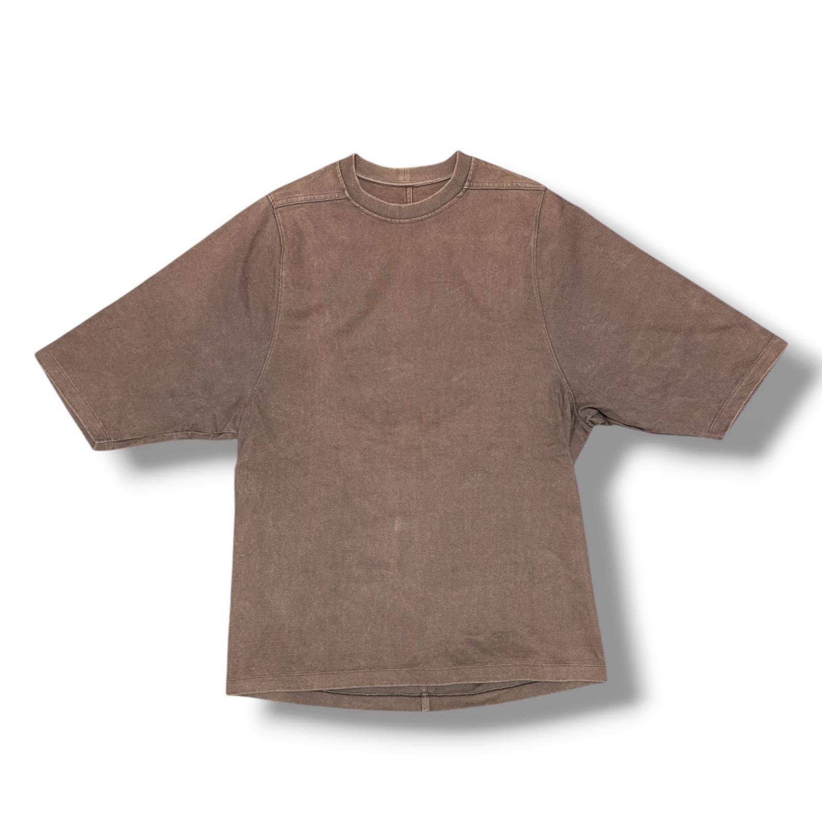 Rick Owens ヘビーコットン Tシャツ Tシャツ リックオウエンス RU15F7282 ブラウン S （1093M）