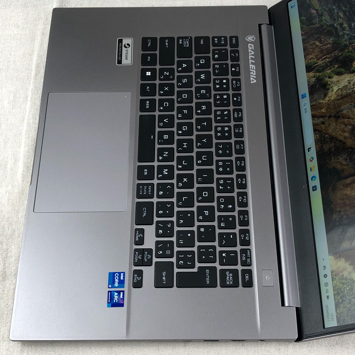 GALLERIA ジャンク メルカリ ゲーミングノートPC UL7C-AA2 i7-12700H 