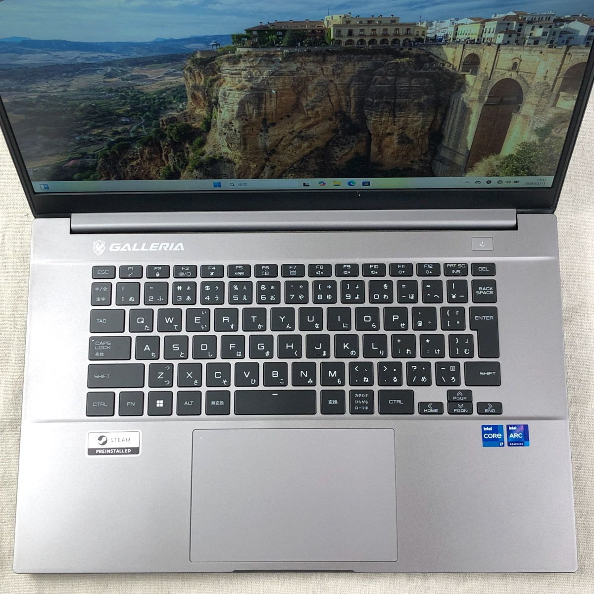 GALLERIA ジャンク メルカリ ゲーミングノートPC UL7C-AA2 i7-12700H 