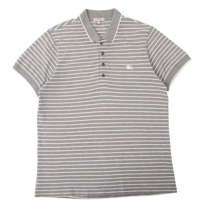 バーバリー ロンドン グレー ストライプ カラーTシャツ 7,201円