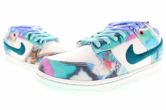 ナイキ NIKE SB DUNK LOW OG QS FUTURA 2024 27.5cm HF6061-400 エスビー ダンク ロー フューチュラ コラボ ブリーチド アクア 【ブランド古着ベクトル】【中古】▲■260511