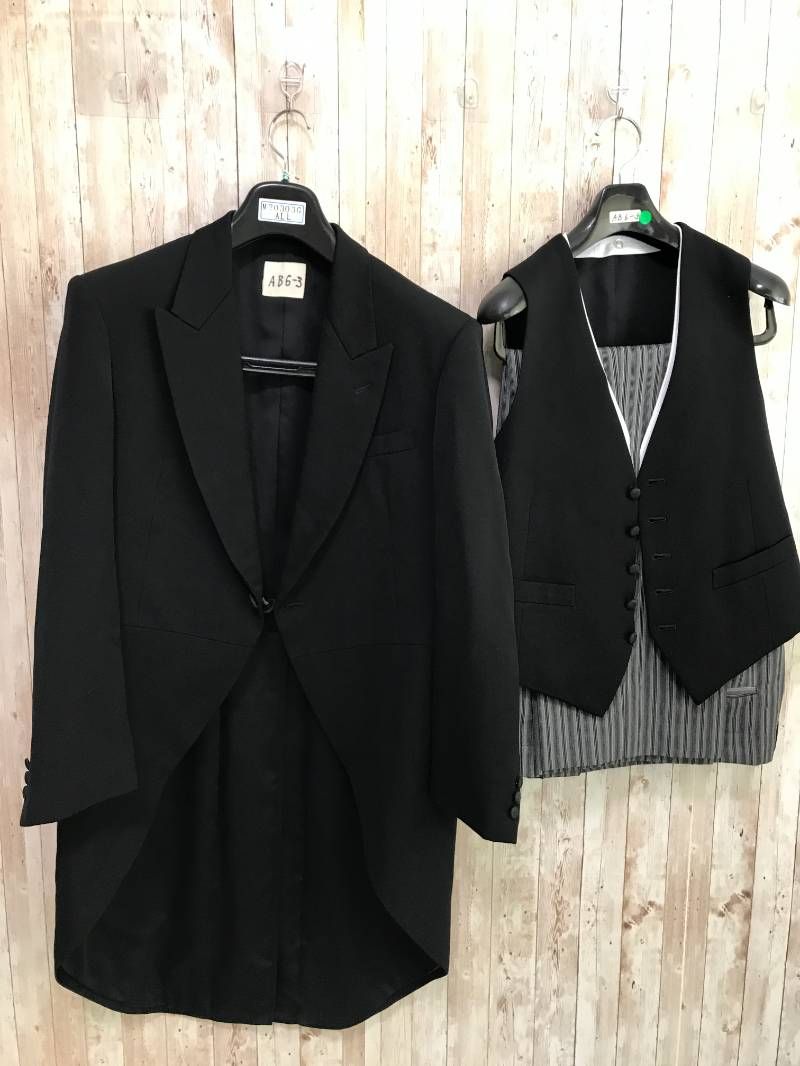 タ　 LEVANTORY (GREAT PRESTIGE)　タキシード　ブラック／グレー　3点セット