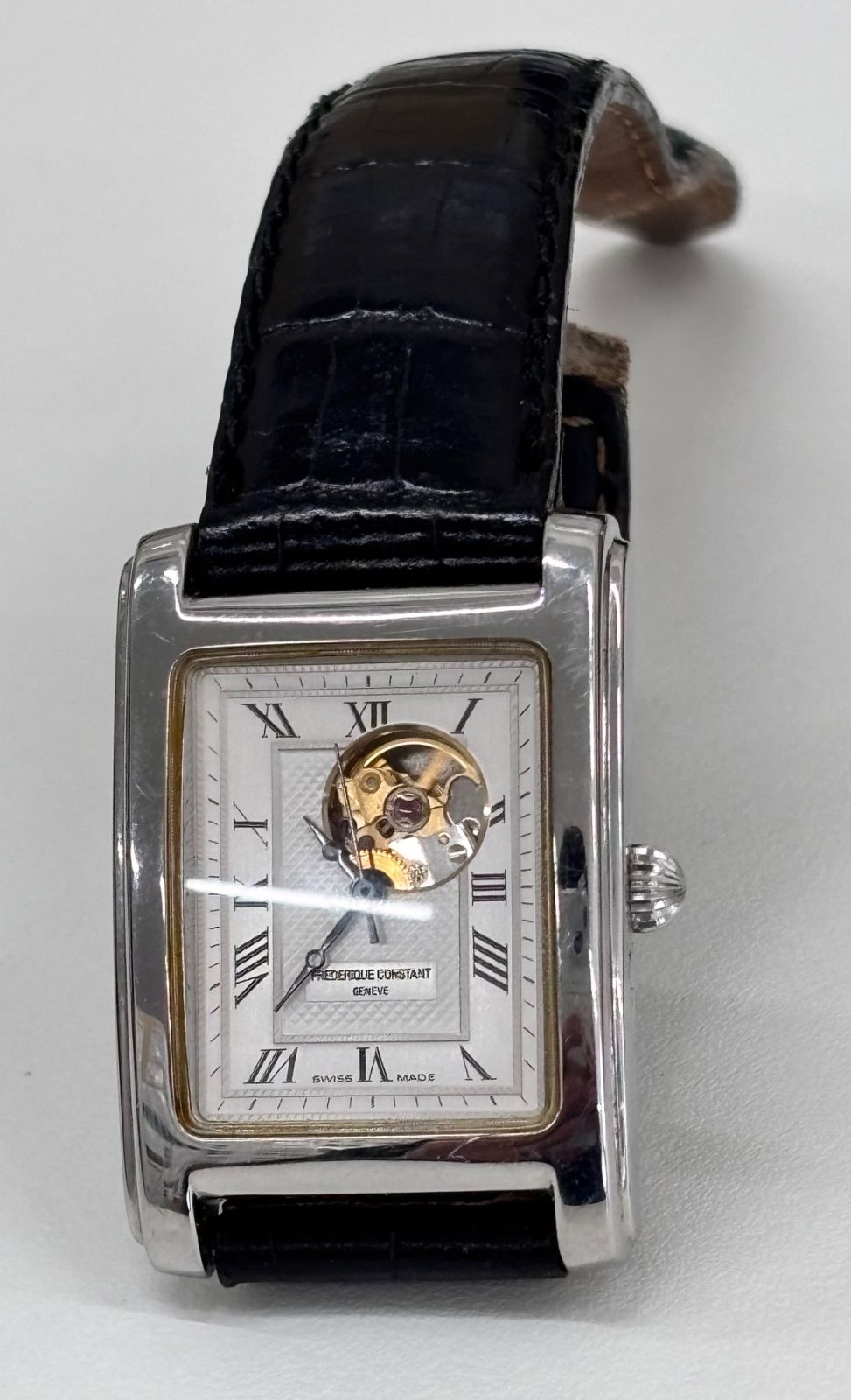 FREDERIQUE CONSTANT フレデリックコンスタント ハートビート カレ オートマチック シルバー 稼働 自動巻き