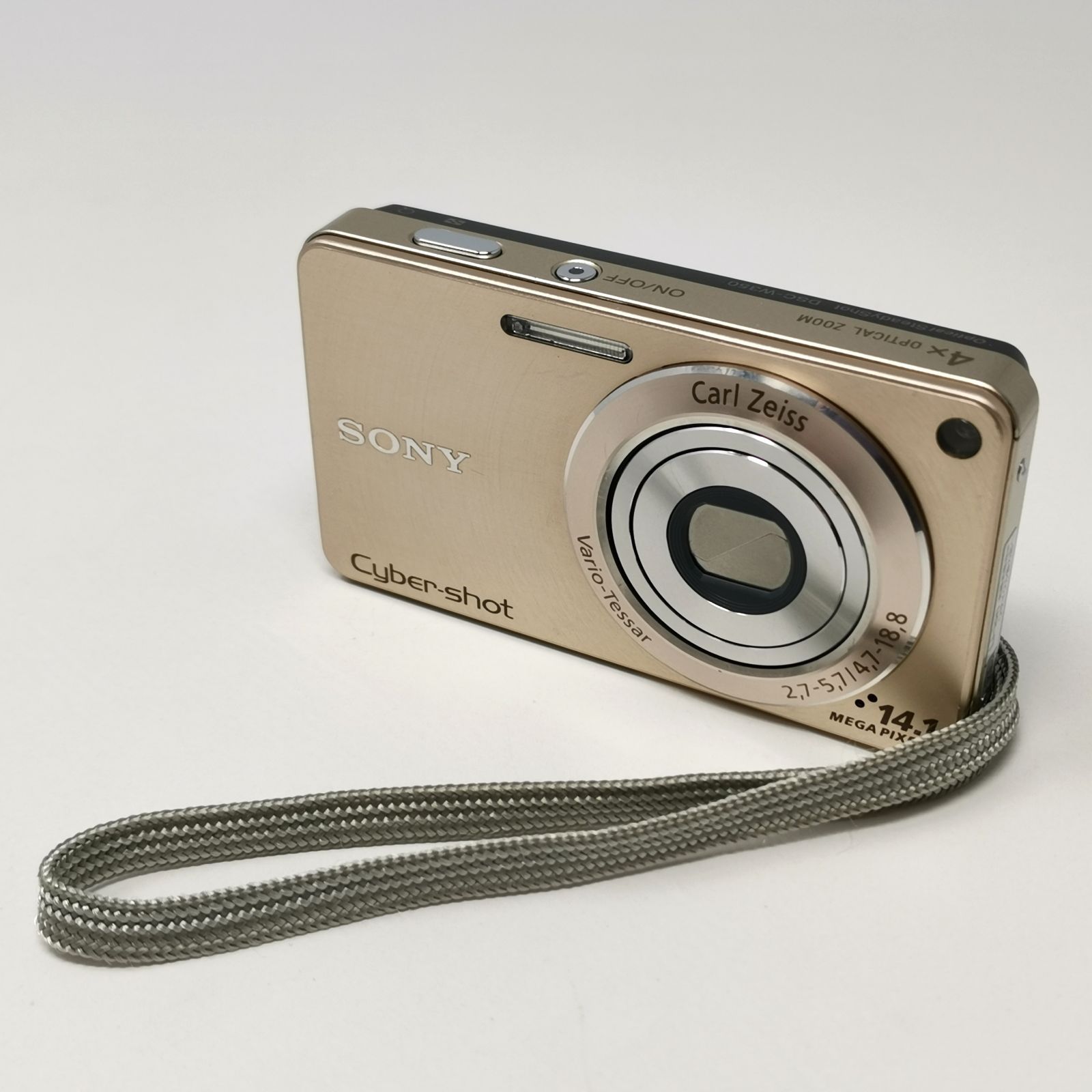 SONY デジタルカメラ Cyber-Shot W350 ゴールド DSC-W350 中古品