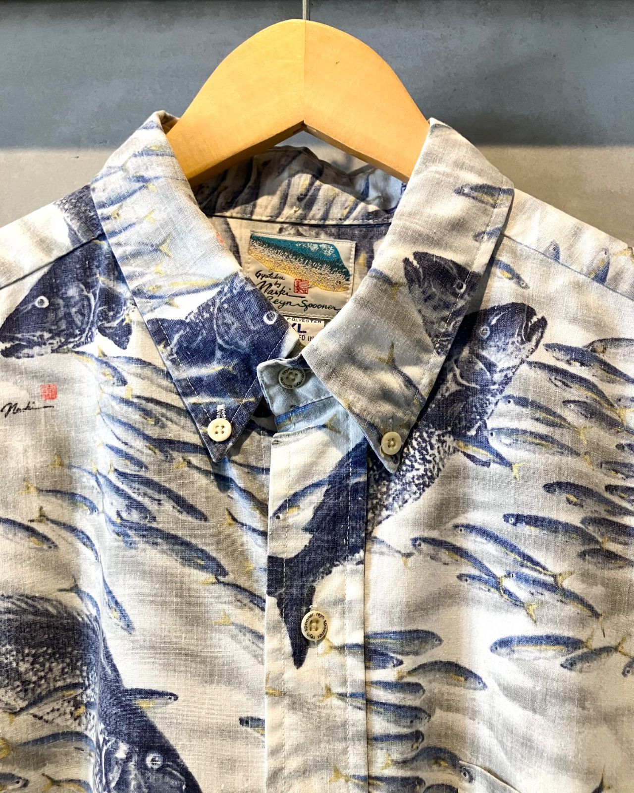 Reyn spooner-Aloha shirt-(size XL)Made in KOREA レインスプーナー