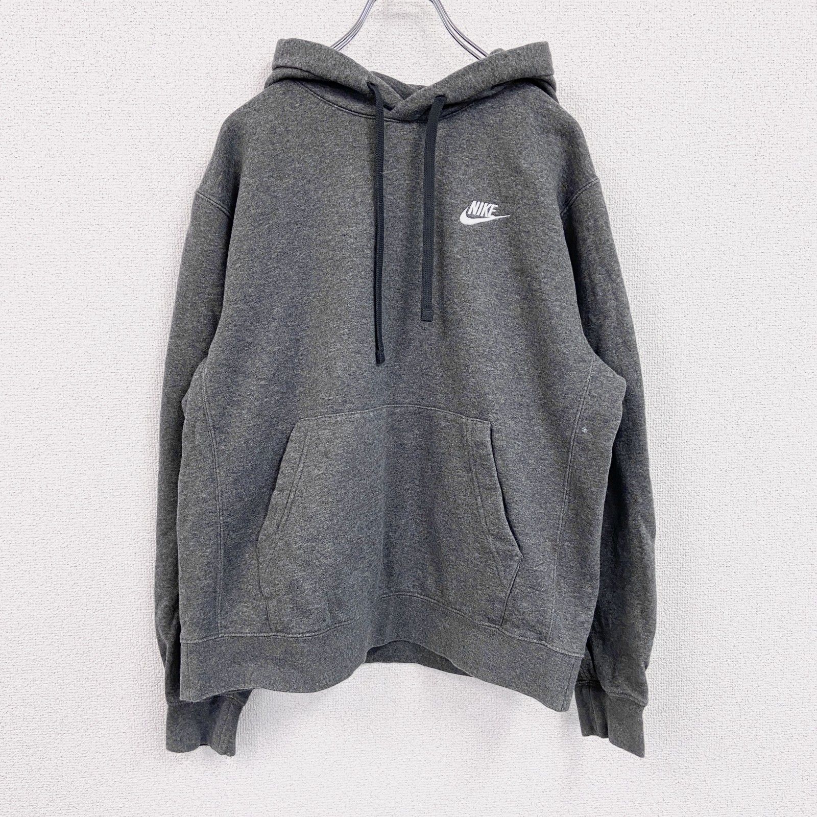NIKE ナイキ スウェットパーカー/フーディー スウッシュ 灰色 グレー M 