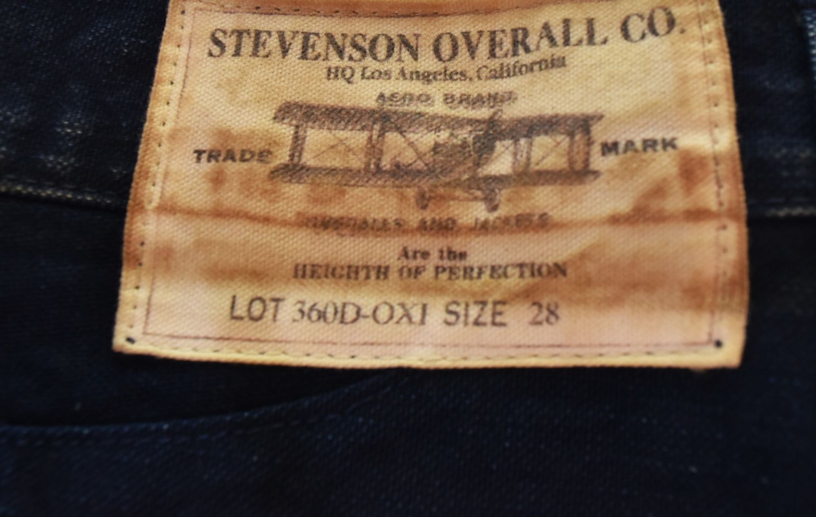 スティーブンソンオーバーオール STEVENSON OVERALL ダブルニーロガー