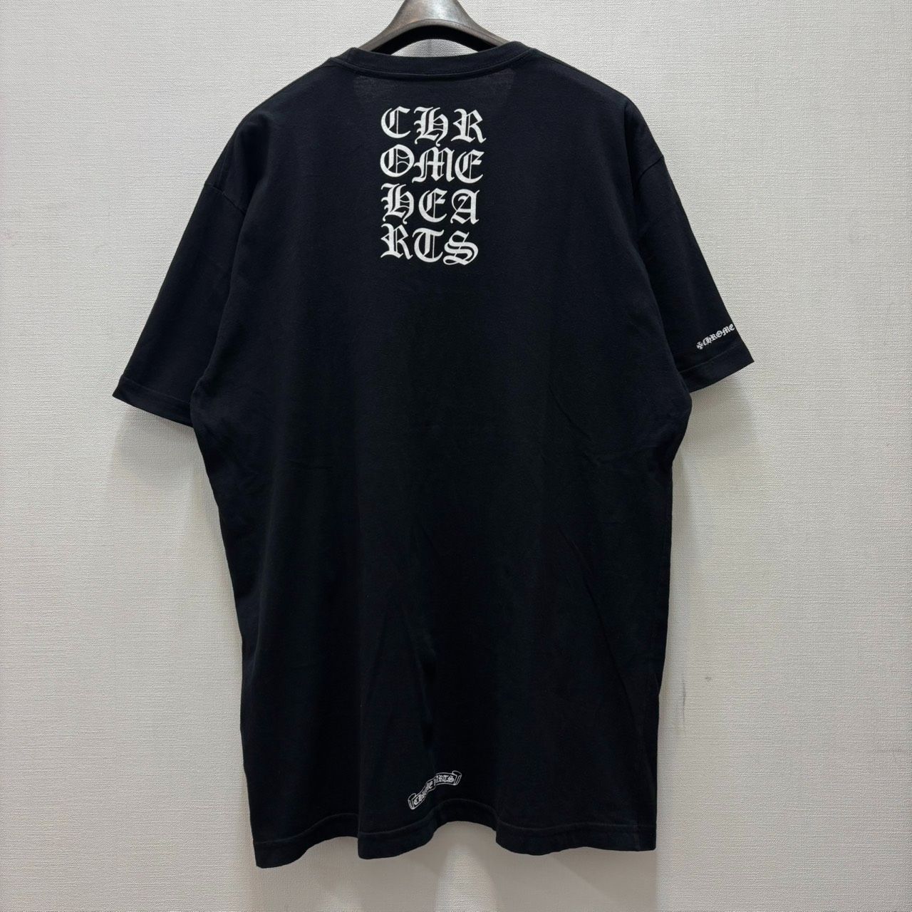 CHROME HEARTS クロムハーツ 半袖Tシャツ ロゴ プリント 黒 ブラック XLサイズ 美品 2541