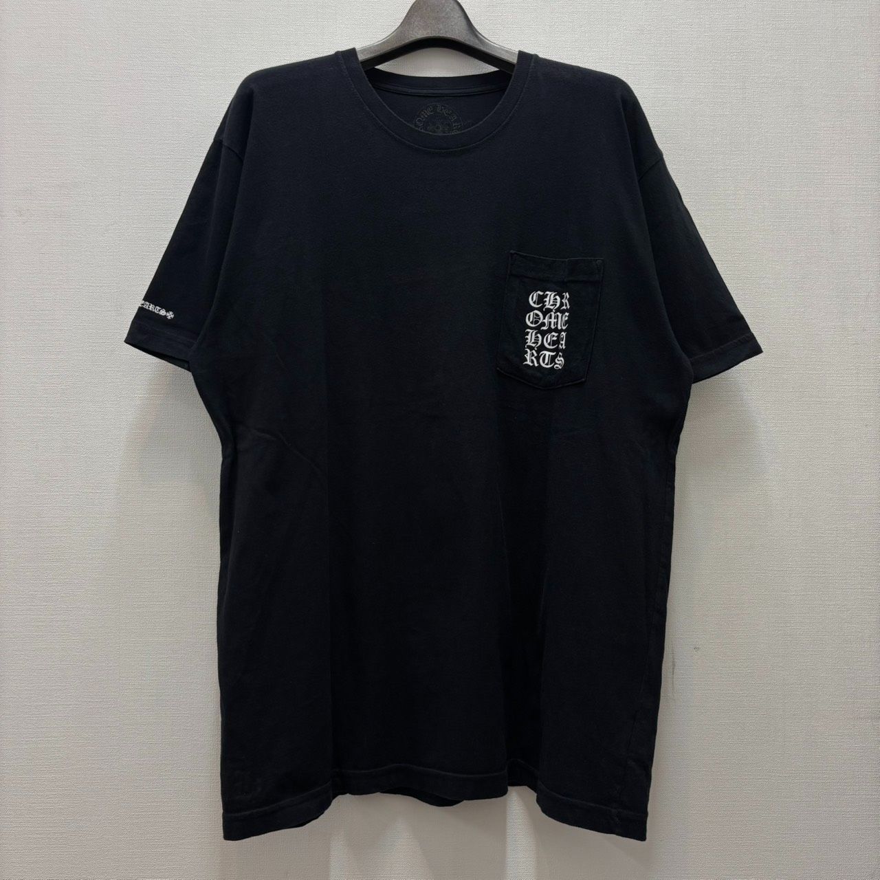 CHROME HEARTS クロムハーツ 半袖Tシャツ ロゴ プリント 黒 ブラック 