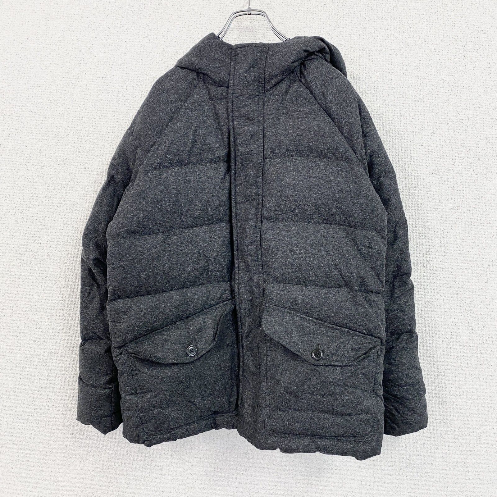 GAP ギャップ フーデットダウンジャケット ダウン80％ 比翼仕立て 