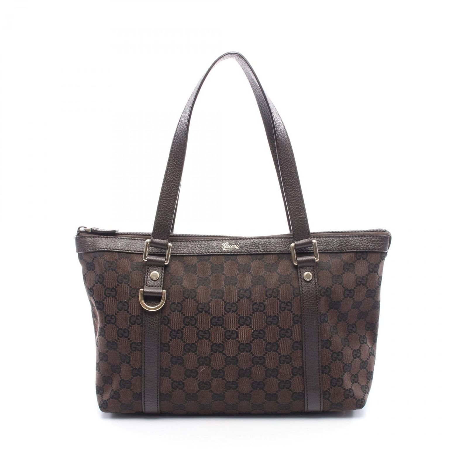 グッチ GUCCI トートバッグ GGキャンバス 272399 ブラウン キャンバス レザー トートバッグ レディース Used A