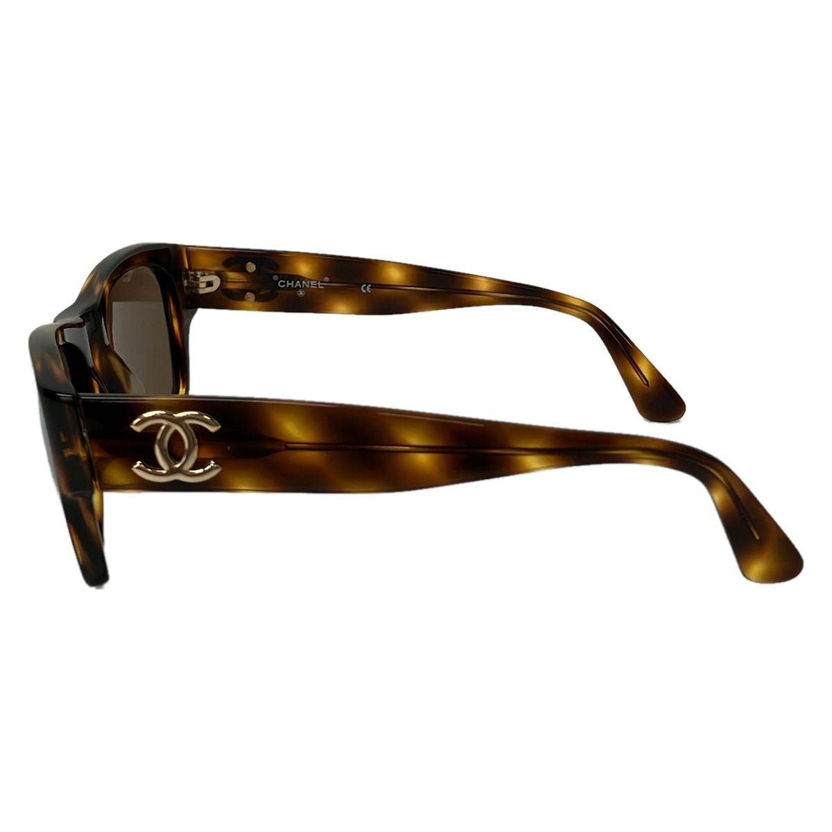 【鑑定済】CHANEL　シャネル　サングラス　ブラウン　ココマーク　ゴールド金具 CHANEL(シャネル) サングラス - 02462 ダークブラウン ココマーク