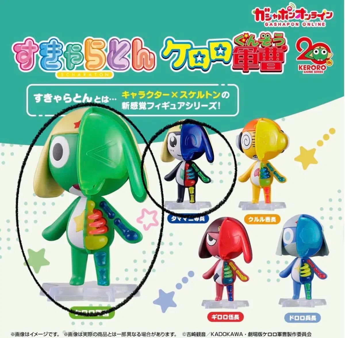 ケロロ スケルトン ガチャ ケロロ/タママ まとめ