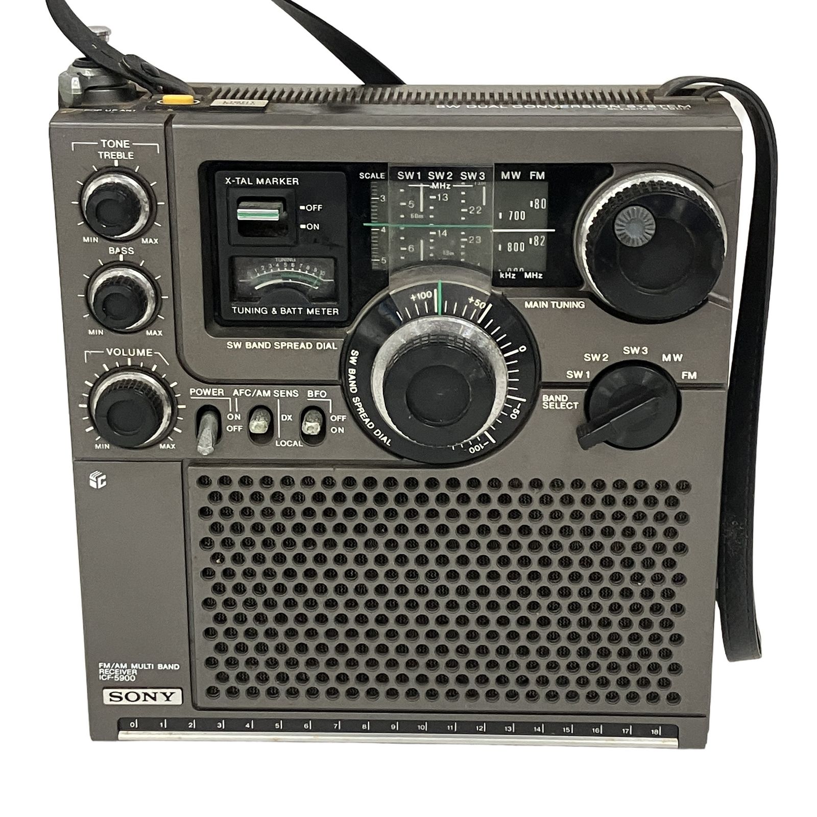 SONY ICF-5900 スカイセンサー ポータブルラジオ 音響機器 ヴィンテージ ジャンクS11210762