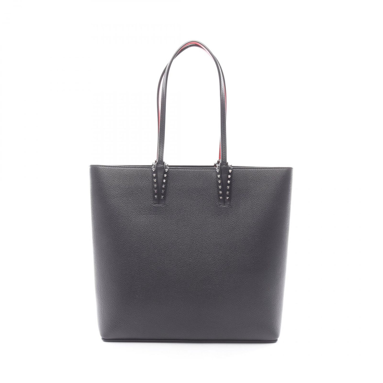 クリスチャンルブタン Christian Louboutin トートバッグ CABATA スパイクスタッズ 3245086 ブラック レザー カバタ トートバッグ レディース Used A