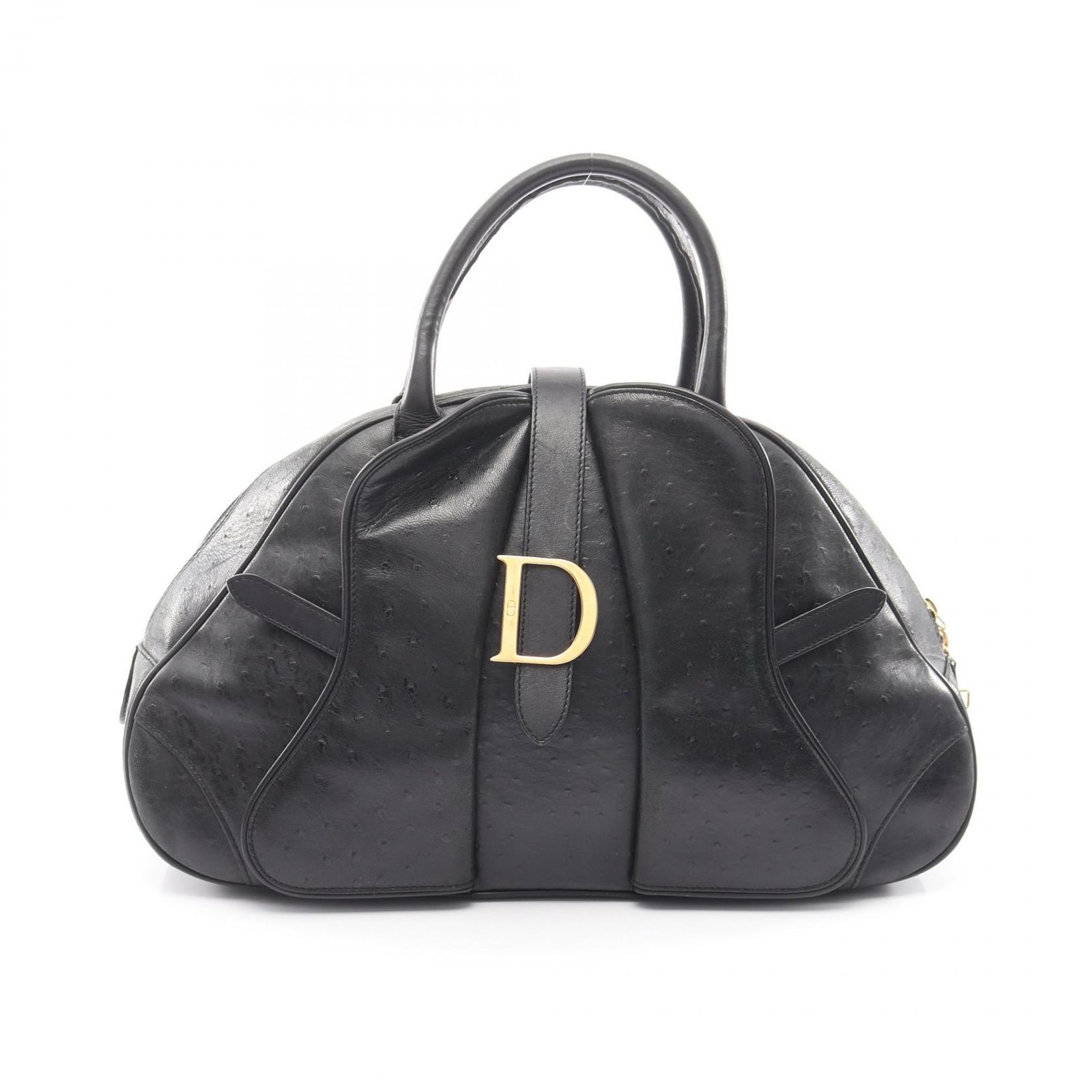 ディオール Dior ハンドバッグ ダブルサドル ブラック その他 ダブルサドル ボストン レディース Used B