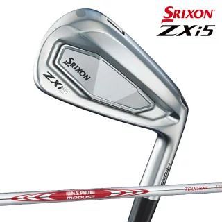 【硬さ：S/R】ダンロップ メンズ スリクソン ZXi 5 アイアン 6本組(5-9、PW) NS PRO MODUS 3 TOUR 105 スチールシャフト ゼットエックスアイ SRIXON アイアンセット【24】