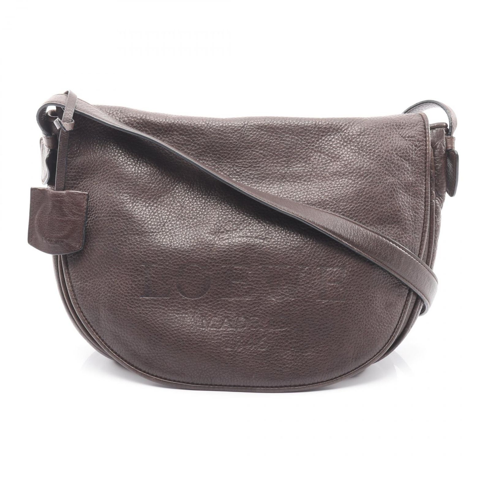 ロエベ LOEWE ショルダーバッグ ヘリテージ ブラウン レザー ヘリテージ ショルダーバッグ レディース Used B