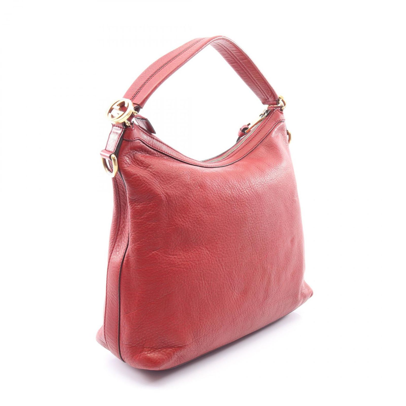 グッチ GUCCI ショルダーバッグ ミスGG 326514 レッド レザー ワン