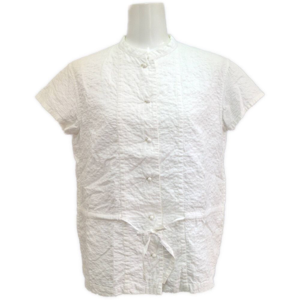 HaaT ISSEY MIYAKE ハートイッセイミヤケ ノーカラー 半袖 シャツ 
