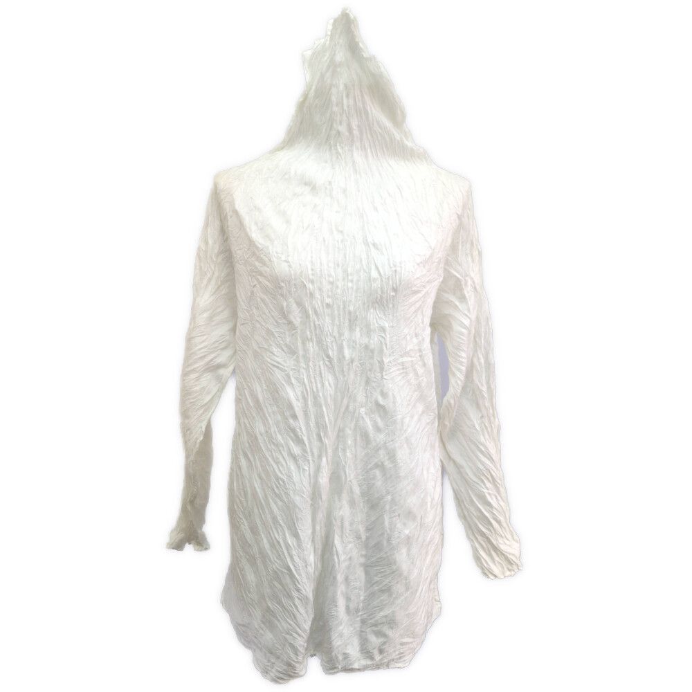 ISSEY MIYAKE イッセイミヤケ ハイネック 長袖 カットソー Tシャツトップス IM33FJ904 M ホワイト【オールシーズン】【♀】【A】【レディース】★■614157【中古】