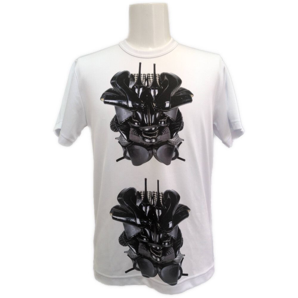 コムデギャルソンオムプリュス プリント 半袖 カットソー Tシャツ トップス PH-T019 S ホワイト COMME des GARCONS HOMME PLUS 【オールシーズン】【♂】【A】【メンズ】★■613980【中古】
