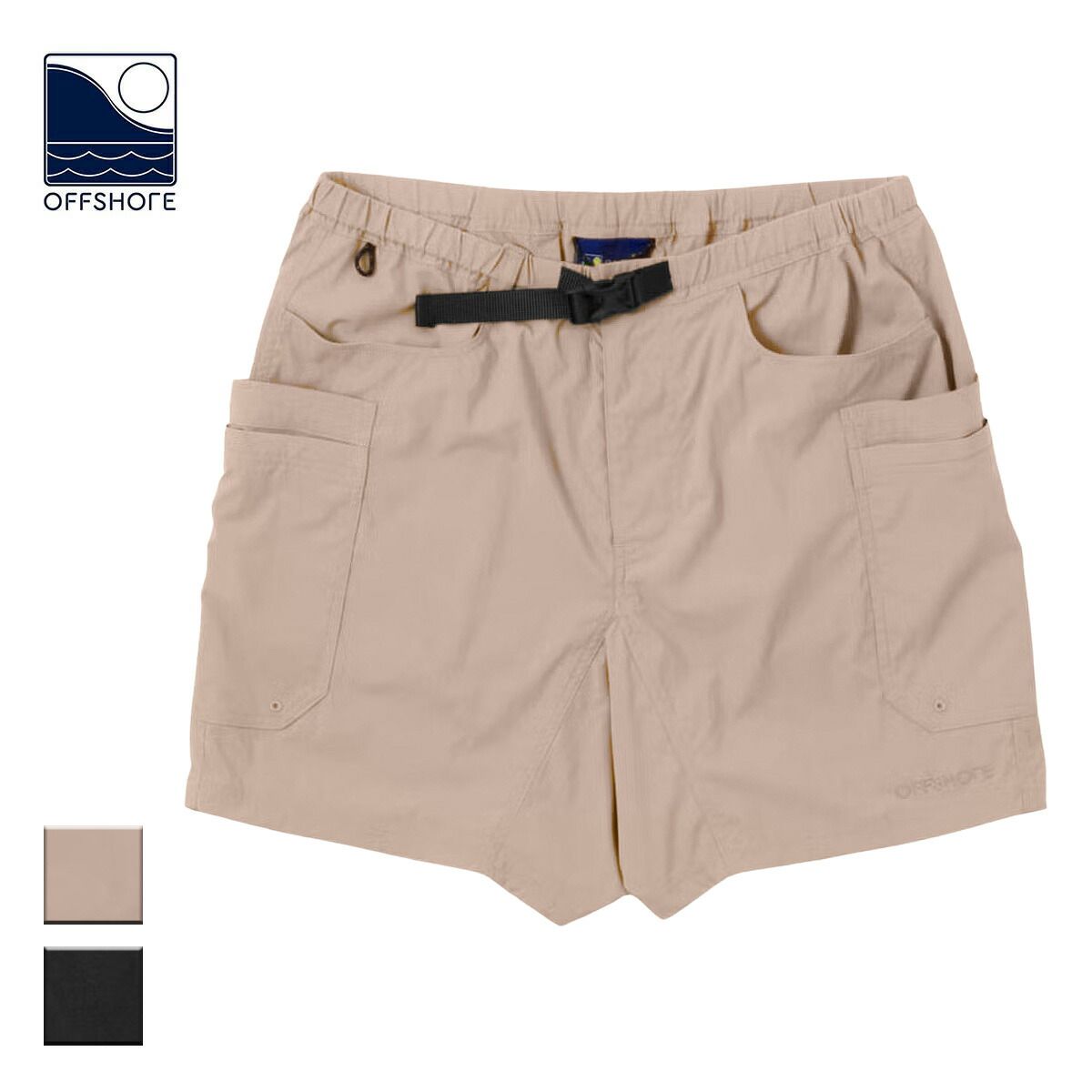 【新品】 OFFSHORE オフショア UTILITY POCKETS SHORTS メンズ/レディース ベージュ/ブラック S-XL OS26-2PT-002