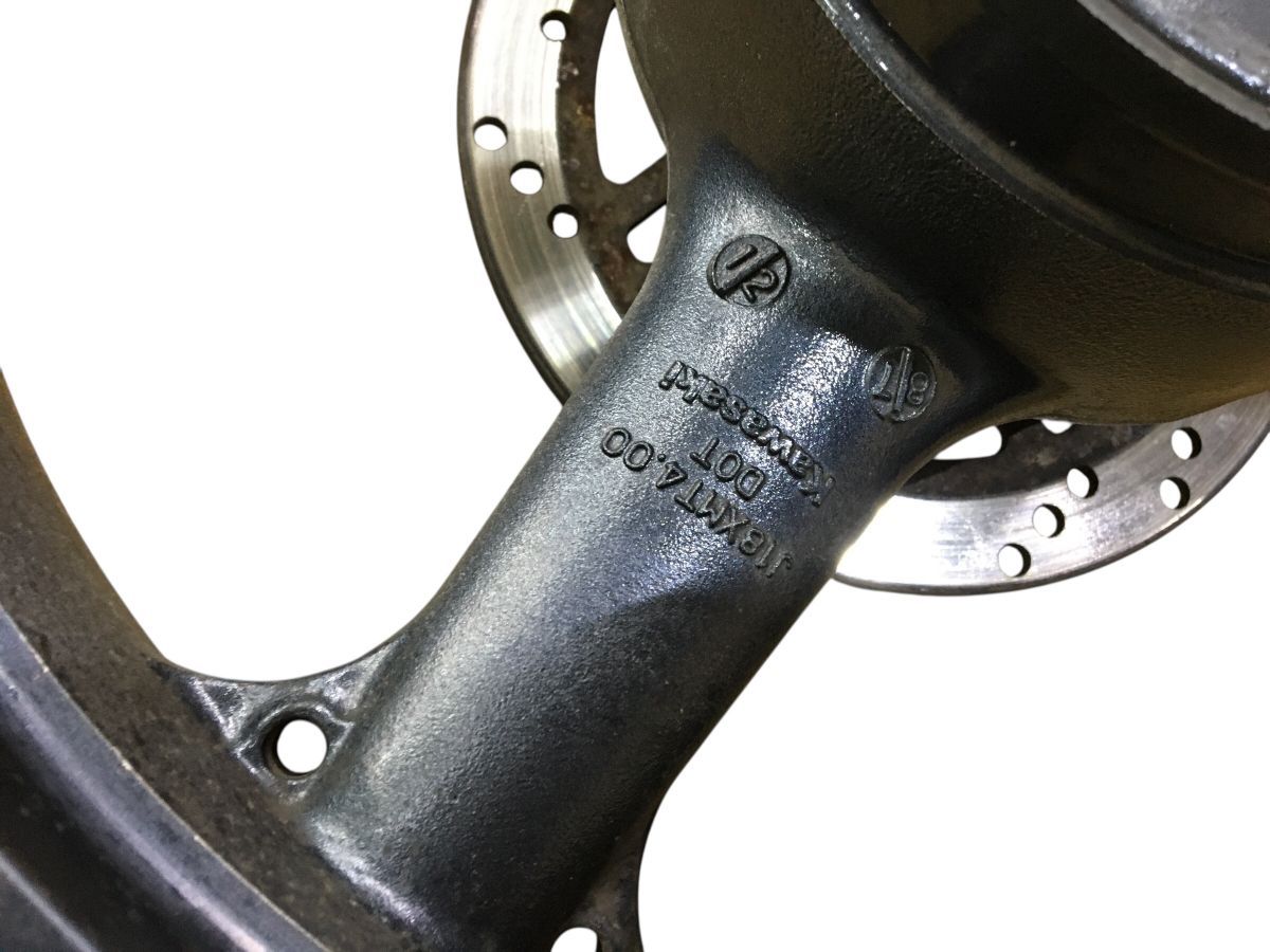 kawasaki ZX-4 ZX400G 前後 ホイール セット ディスク付 レストア