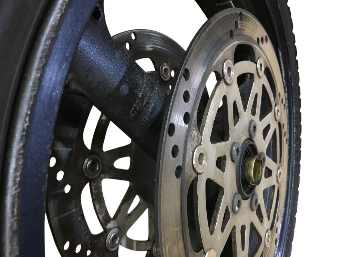kawasaki ZX-4 ZX400G 前後 ホイール セット ディスク付 レストア