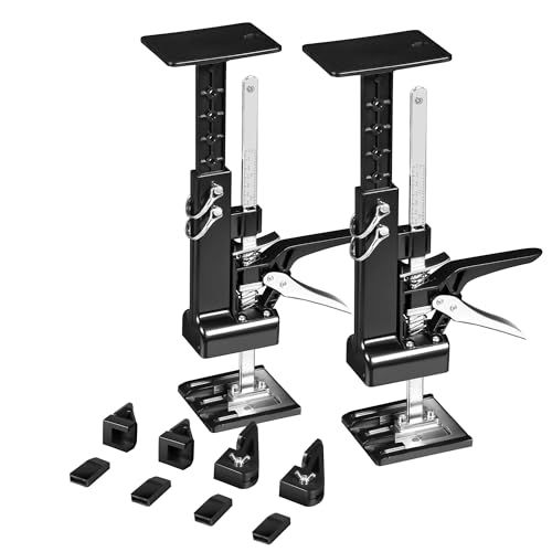 JACK BOSS ハンドリフティングツールジャッキ耐荷重約163kg キャビネットジャッキ 0?59cm ハンドサポートシステム 壁リフトキャビネット設置用 修理用 省力 多機能 2パック★m 77c137e8