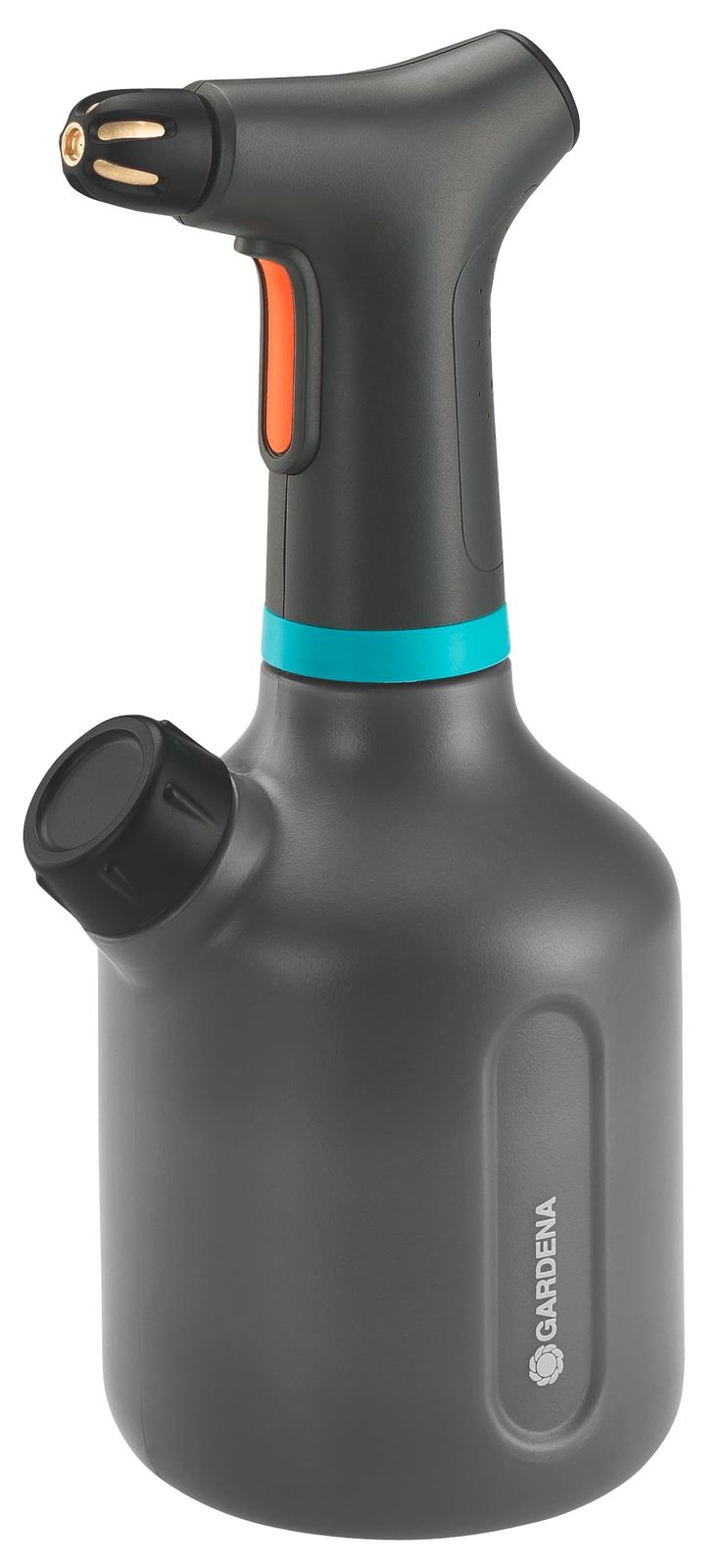 GARDENA(ガルデナ) 霧吹きスプレー 1L EasyPump 単3x2本 電池式 【斜めにしてもスプレー可】【真鍮式ノズルで噴霧タイプ切替】【ドイツのガーデニングブランド】 11114-20★m fb42896a