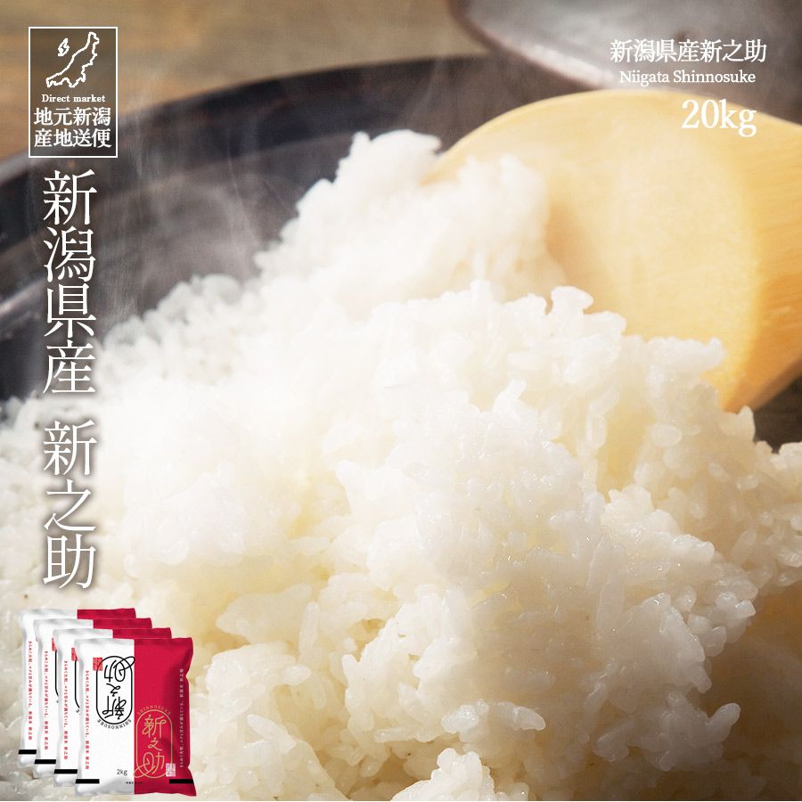 令和7年産 新潟県産 新之助 しんのすけ 白米 20kg 産地直送