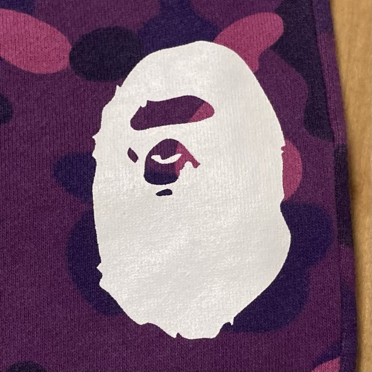 Purple Camo スウェットパンツ Lサイズ a bathing ape BAPE CAMO sweat 