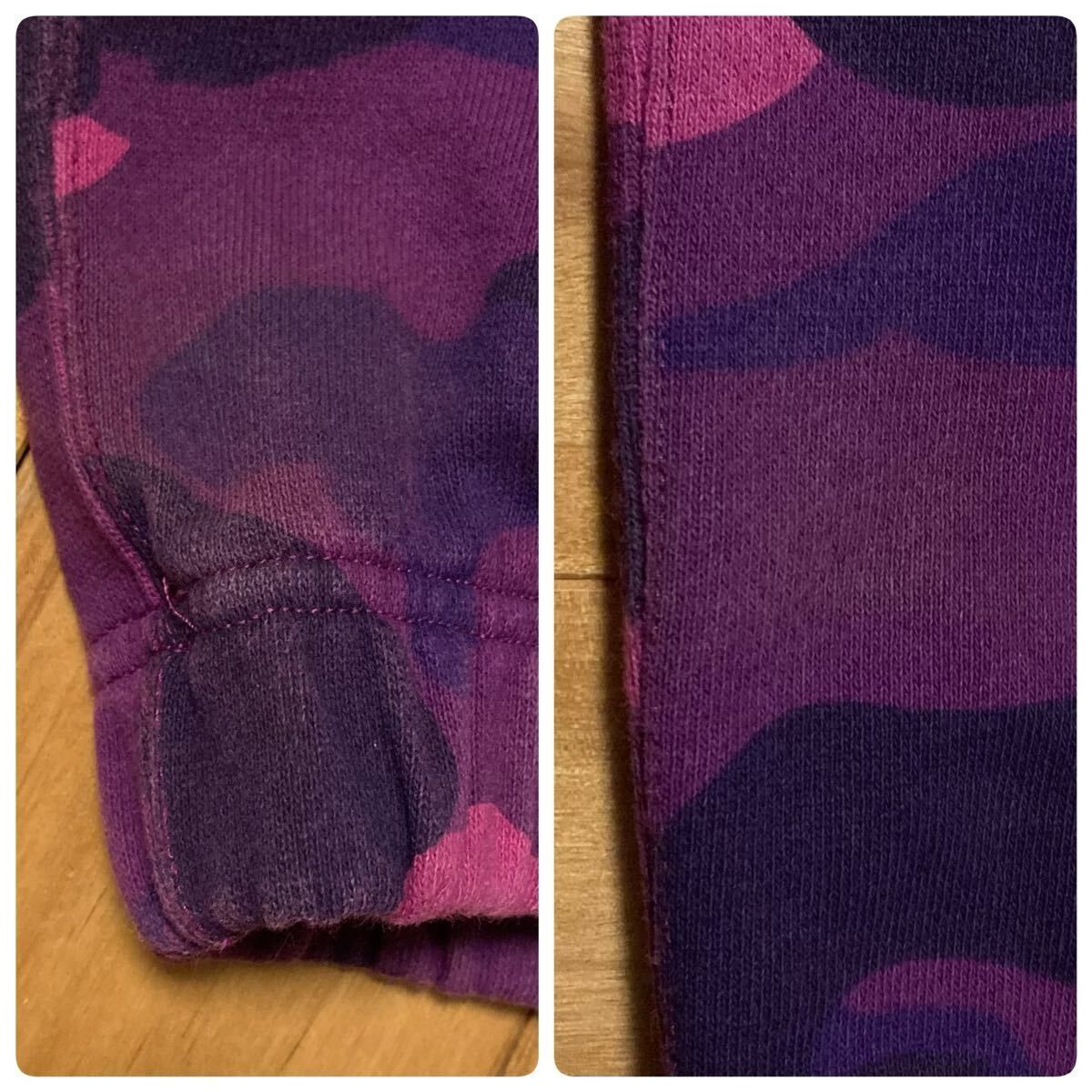 Purple Camo スウェットパンツ Lサイズ a bathing ape BAPE CAMO sweat 