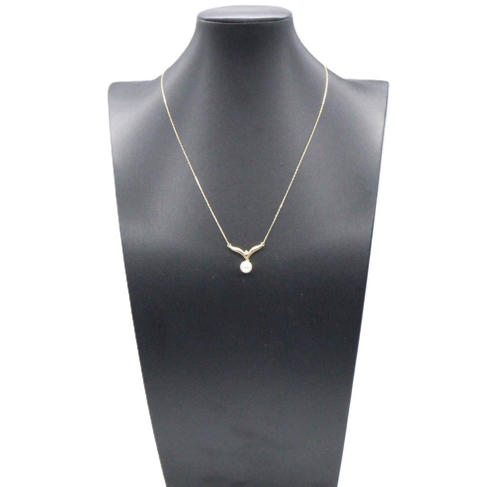 ミキモト MIKIMOTO ネックレス アコヤパール ネックレス 1PD 首回42 