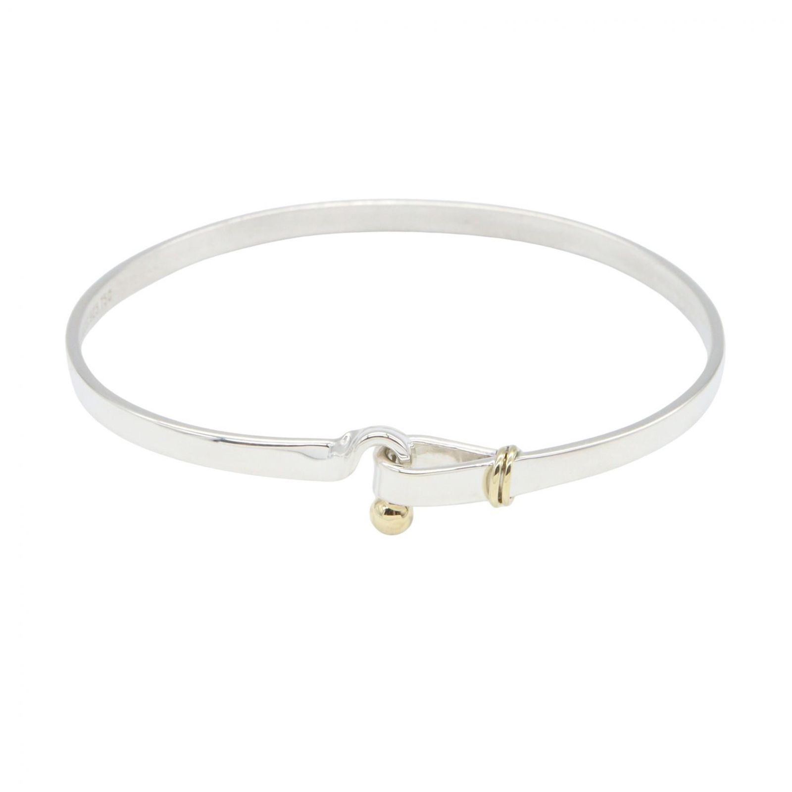 ティファニー TIFFANY＆CO ブレスレット フックアンドアイ ブレスレット 腕回16.5㎝ K18（イエローゴールド） シルバー925 フックアンドアイ ブレスレット レディース