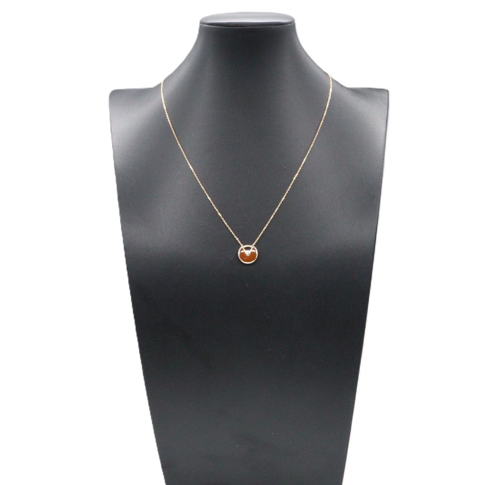 カルティエ CARTIER ネックレス アミュレット カーネリアン ネックレス 