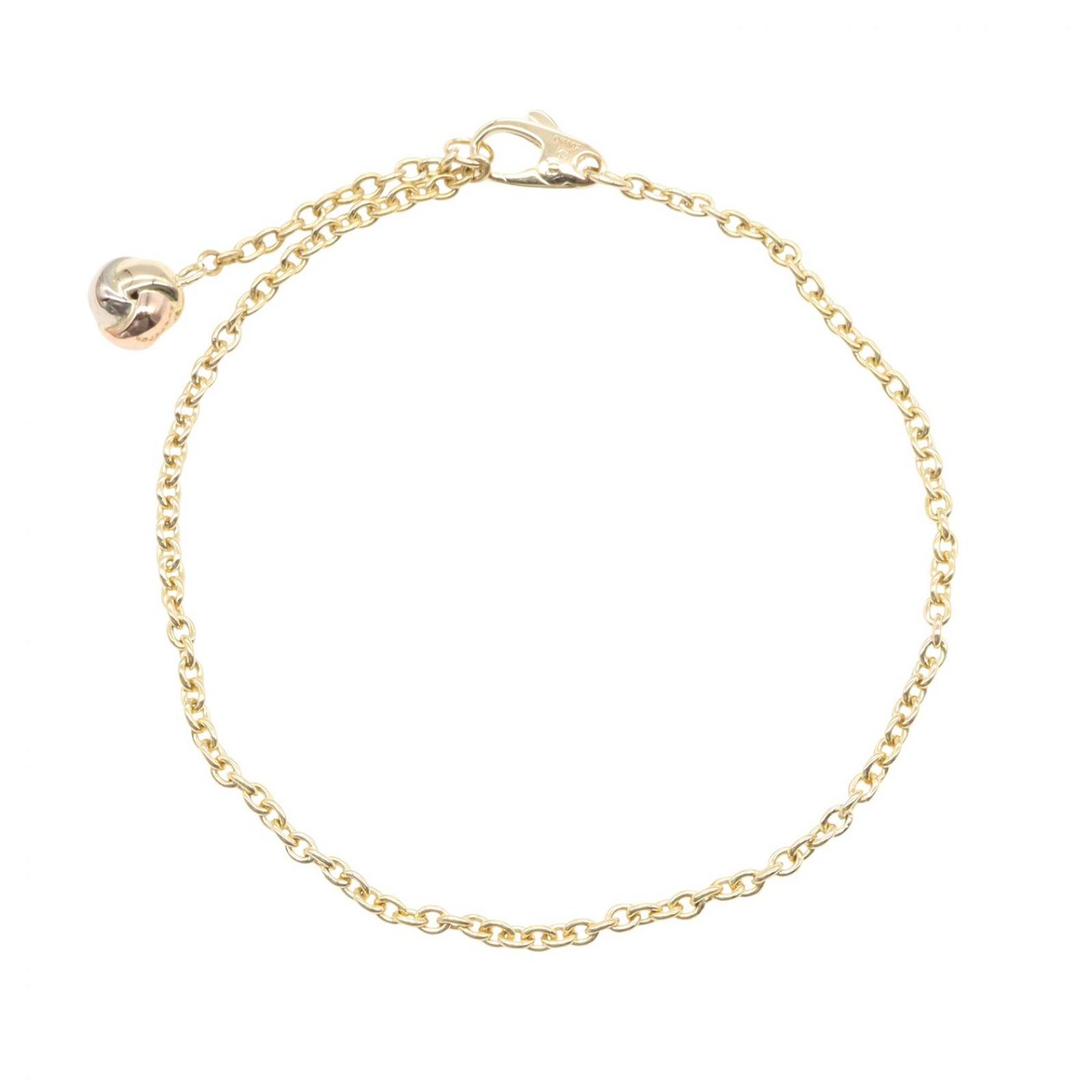 カルティエ CARTIER ブレスレット トリニティ ブレスレット 腕回17.5cm K18（イエローゴールド） K18WG（ホワイトゴールド） トリニティ ブレスレット レディース