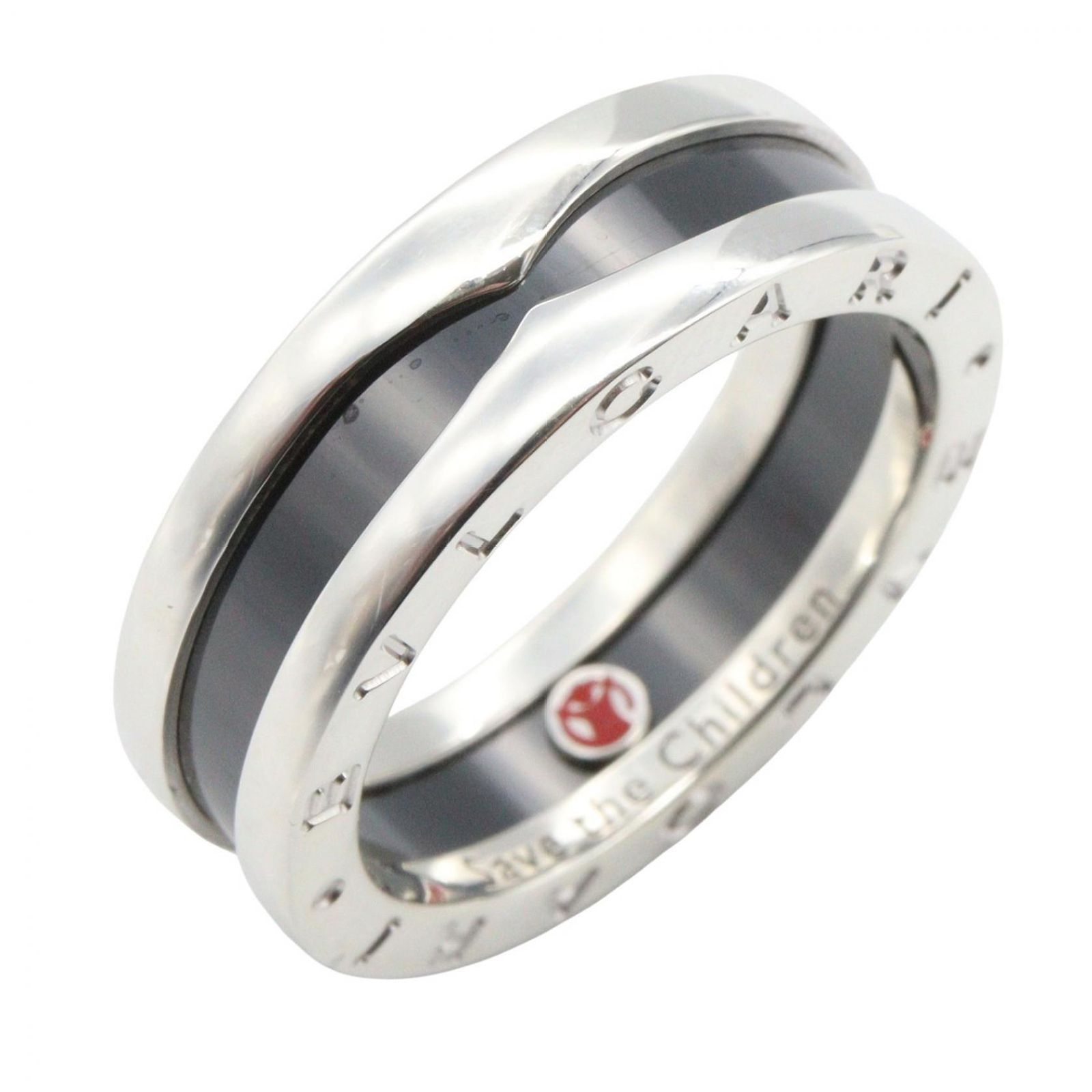 ブルガリ BVLGARI リング・指輪 セーブザチルドレン リングセラミック シルバー925 セーブザチルドレン リングセラミック ユニセックス Used A