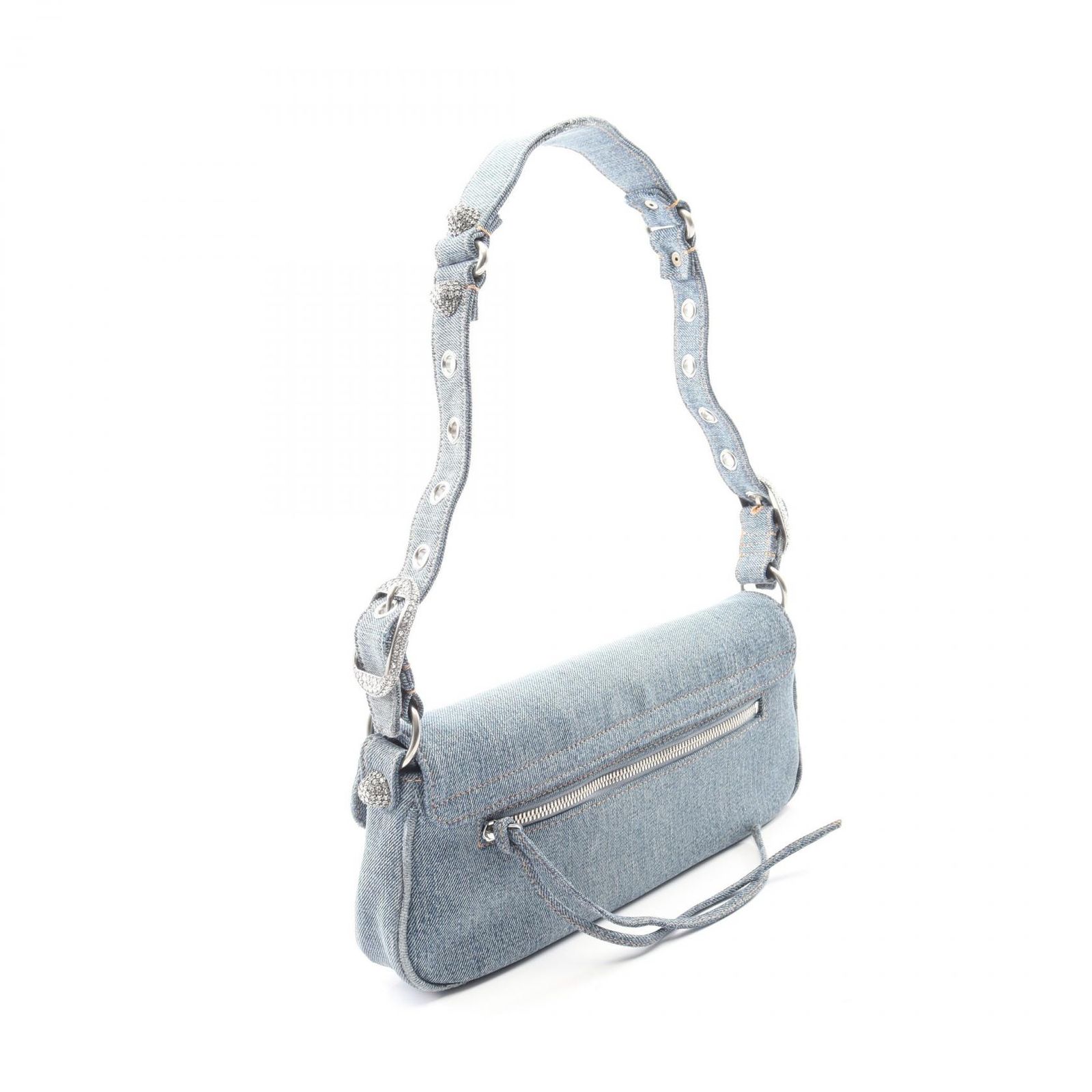 バレンシアガ BALENCIAGA ショルダーバッグ ル カゴール S ブルー 