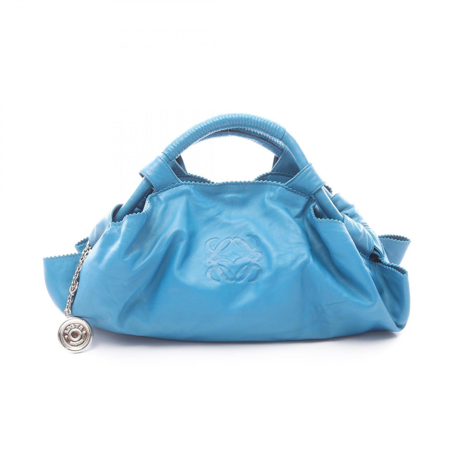 ロエベ LOEWE ハンドバッグ ナッパアイレ ブルー レザー ナッパアイレ 