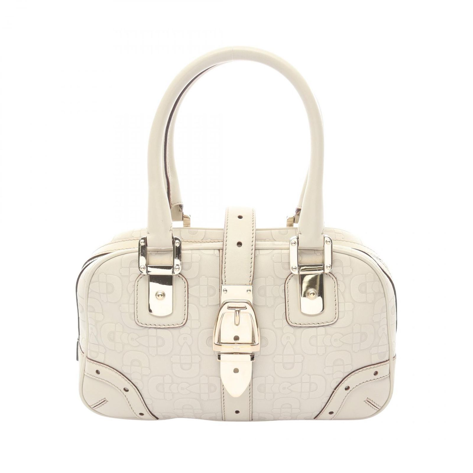 グッチ GUCCI ハンドバッグ ホースビット 145772 アイボリー レザー ハンドバッグ レディース Used B 45,370円