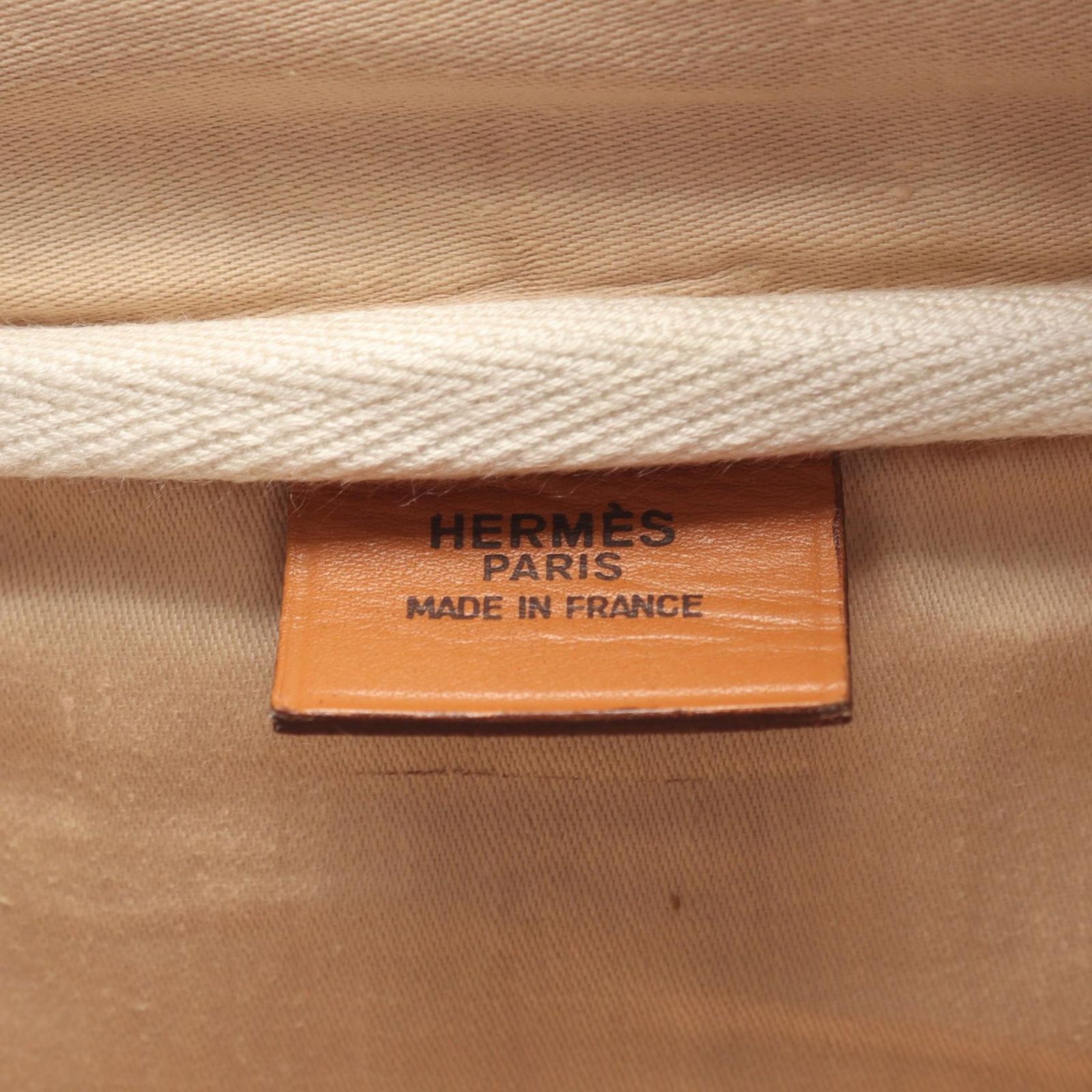 エルメス HERMES ボストンバッグ ヴィクトリア43 ブラック/ナチュラル レザー ヴィクトリア43 ブラック/ナチュラル レディース Used A