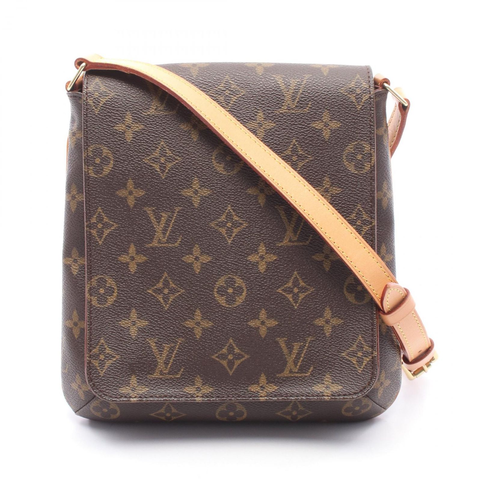ルイ・ヴィトン LOUIS VUITTON ショルダーバッグ ミュゼットサルサ ロングストラップ モノグラム M51387 PVCコーティングキャンバス レザー ミュゼット・サルサ ロング