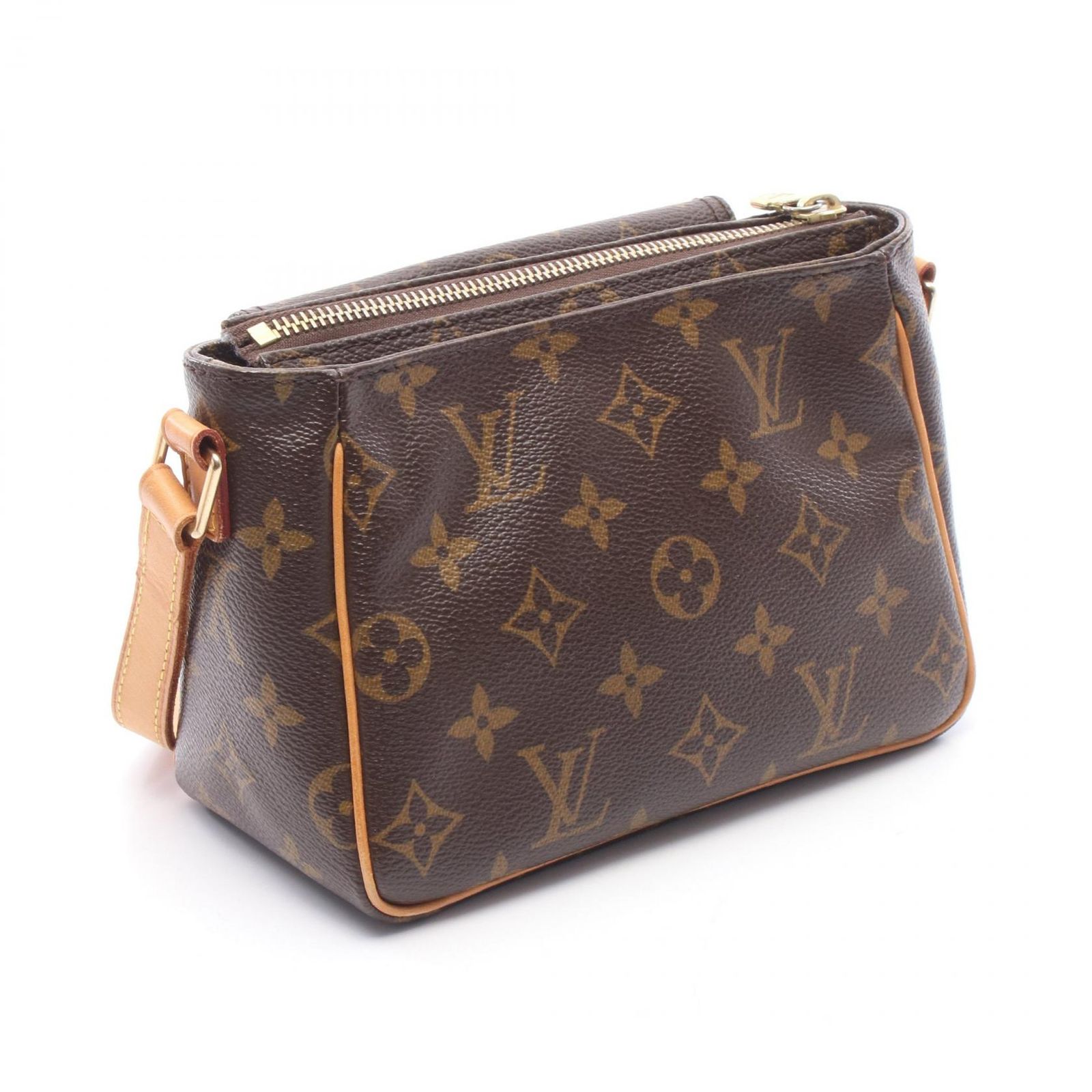 ルイ・ヴィトン LOUIS VUITTON ヴィバシテPM ショルダーバッグ バッグ PVCコーティングキャンバス レザー モノグラム レディース ブラウン系 M51165 【中古】 LOUIS VUITTON（ルイ・ヴィトン） ヴィバシテPM モノグラム ショルダー