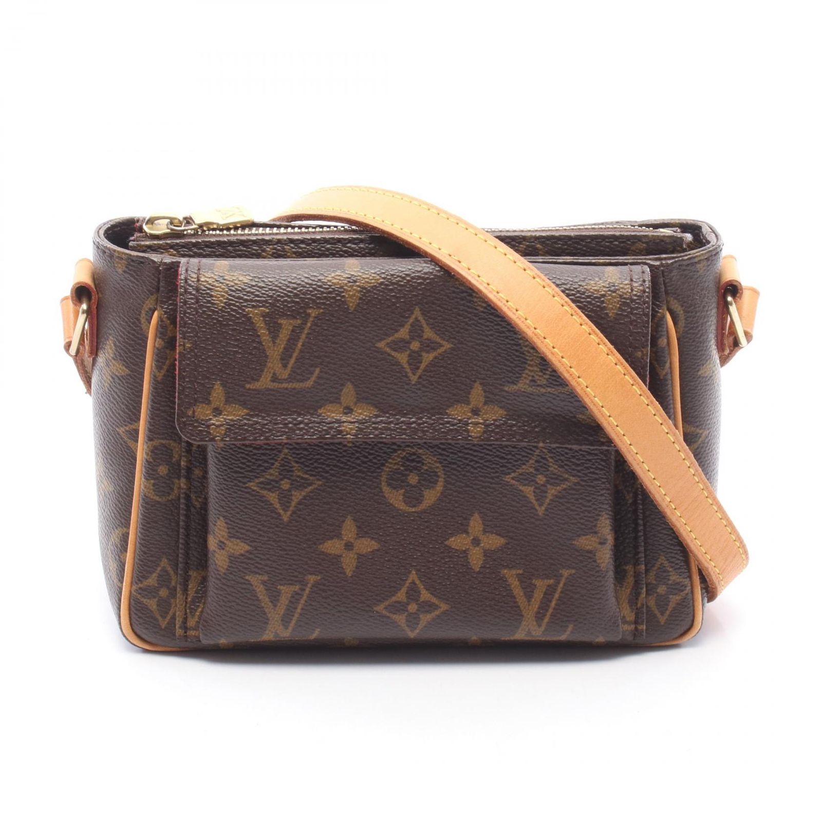 ルイ・ヴィトン LOUIS VUITTON ヴィバシテPM モノグラム ショルダーバッグ バッグ PVCコーティングキャンバス レザー レディース ブラウン系 M51165 【中古】 ルイ・ヴィトン LOUIS VUITTON ショルダーバッグ ヴィバシテPM