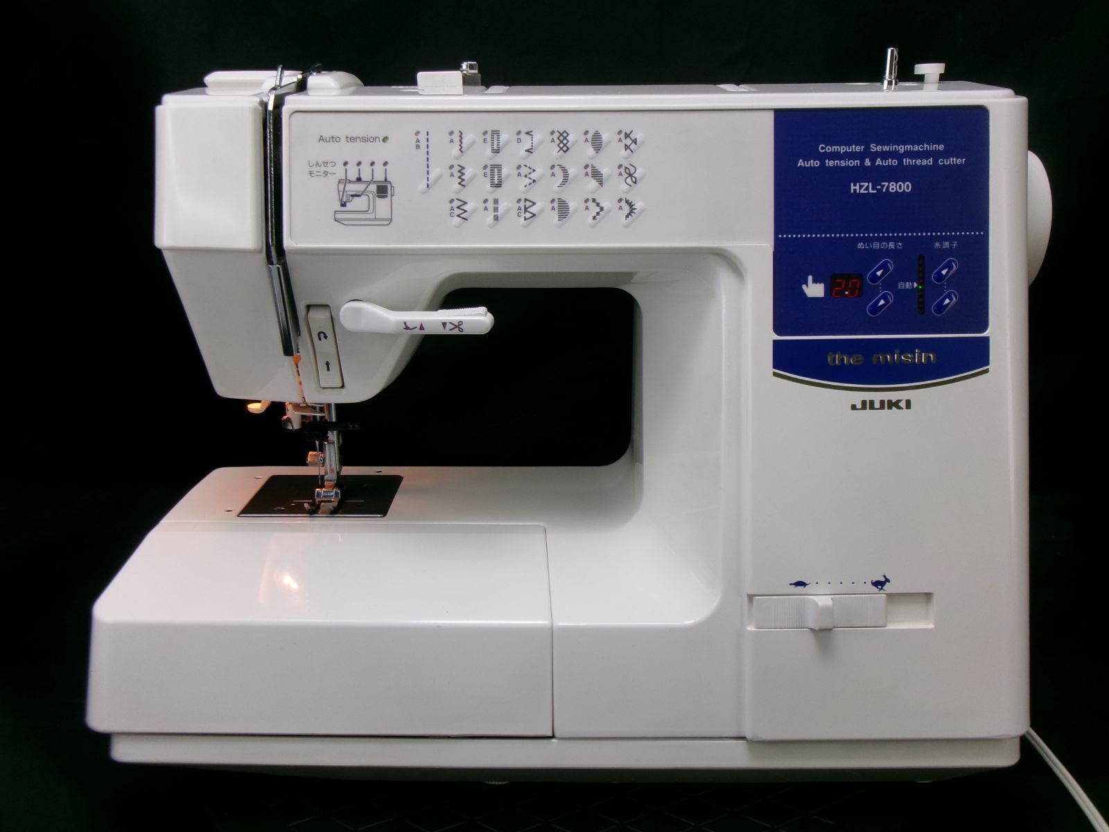 ★★★自動糸切り★ジューキコンピュータミシン　ＨＺＬ－７８００★美品★