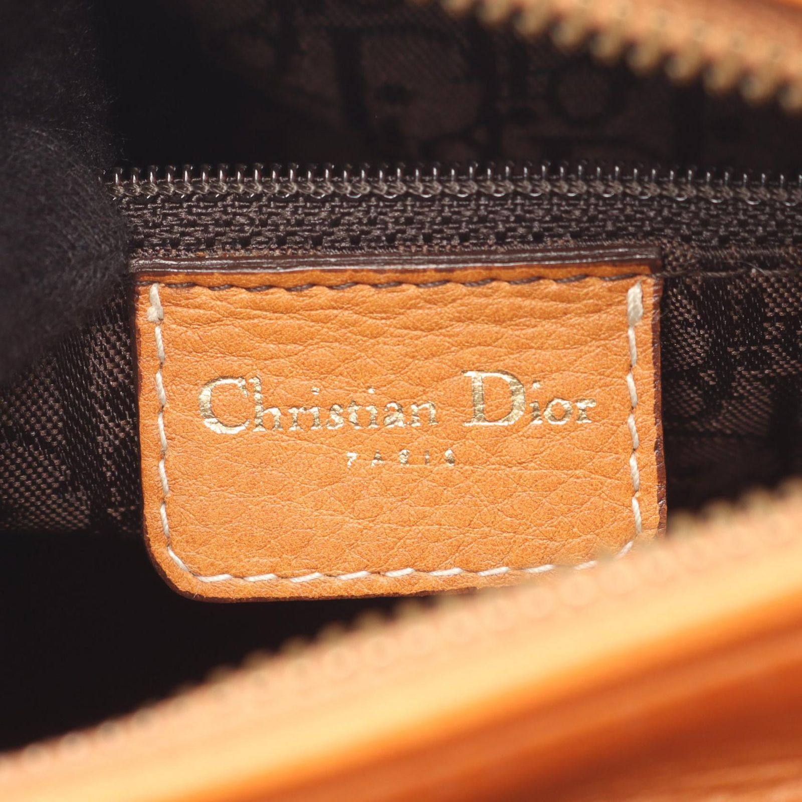 ディオール Dior ハンドバッグ LADY DIOR レディディオール ミディアム カナージュ 2WAY キャメル レザー レディディオール 2wayトート ミディアム レディース Used B