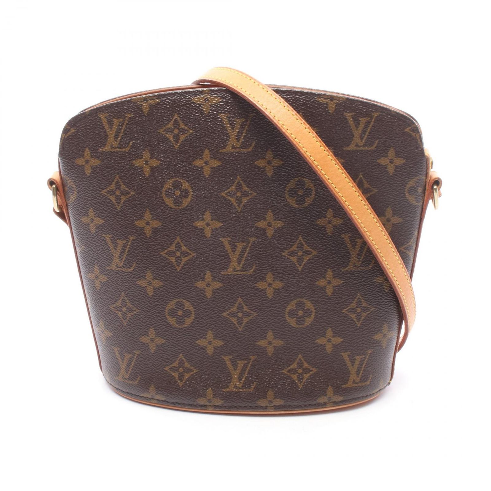 ルイ・ヴィトン LOUIS VUITTON ショルダーバッグ ドルーオ モノグラム M51290 PVCコーティングキャンバス レザー ドルーオ レディース Used B